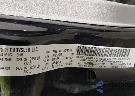 2008 Jeep Grand Cherokee Limited из США, поврежденный, VIN 1J8HR58268C211153